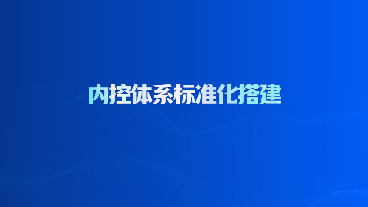 内控体系标准化搭建